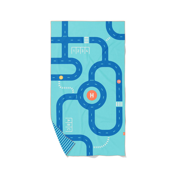 DWUSTRONNY RĘCZNIK PLAŻOWY PlayTowels L 180 x 100 cm Road