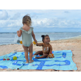 DWUSTRONNY RĘCZNIK PLAŻOWY PlayTowels XL 180 x 180 cm Road