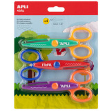 KREATYWNE NOŻYCZKI szkolne do cięcia wzorków zestaw 3 szt.