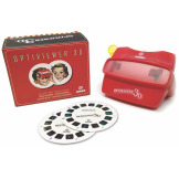 OBRAZKI projektor optiviewer 3D ze slajdami 2 dyski Svoora 3+