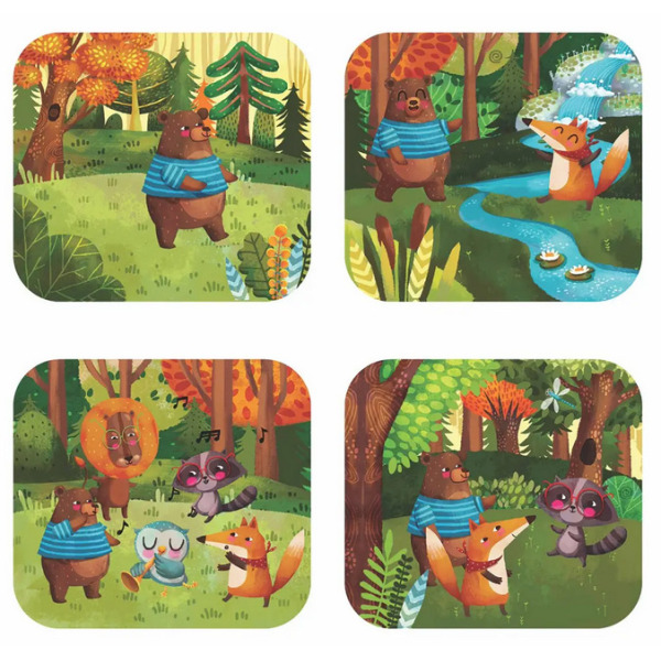 LEŚNI MUZYCY dysk do projektora 3D optiviewer Svoora 3+