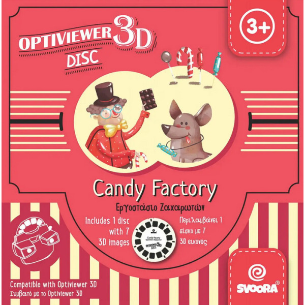 FABRYKA SŁODKOŚCI dysk do projektora 3D optiviewer Svoora 3+