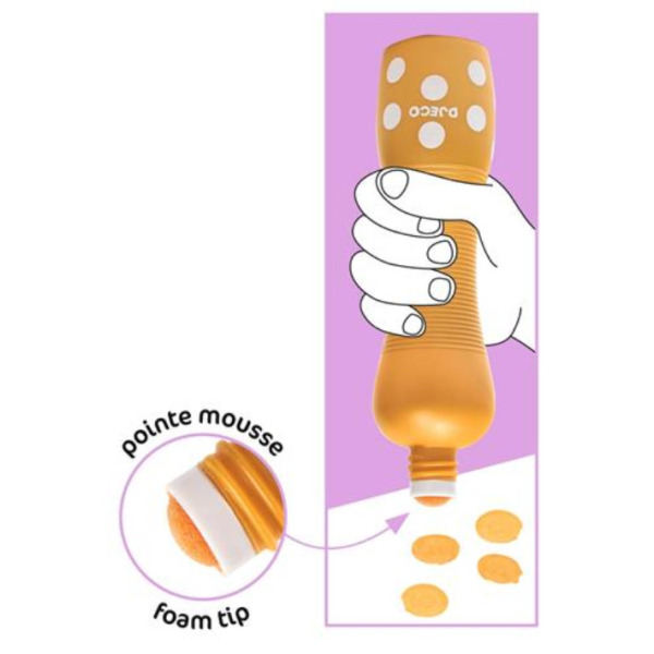 PERŁOWE MARKERY PIANKOWE stempelkowe dla Malucha zestaw 4 szt. Djeco 3+