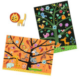 NA DRZEWIE naklejki wielokrotnego użytku Djeco 3+