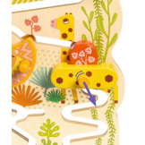 WODOSPAD drewniana zjeżdżalnia zabawka wczesnorozwojowa Djeco 18m+