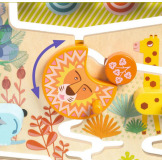 WODOSPAD drewniana zjeżdżalnia zabawka wczesnorozwojowa Djeco 18m+