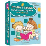 SYLABY I SŁOWA. Łatwa nauka czytania Pakiet książeczek Agnieszka Łubkowska Nasza Księgarnia 3+