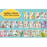 SYLABY I SŁOWA. Łatwa nauka czytania Pakiet książeczek Agnieszka Łubkowska Nasza Księgarnia 3+