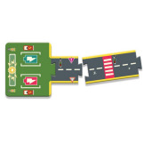 ULICE puzzle kartonowe drogi dla autek Crazy Motors Djeco 3+