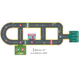 ULICE puzzle kartonowe drogi dla autek Crazy Motors Djeco 3+