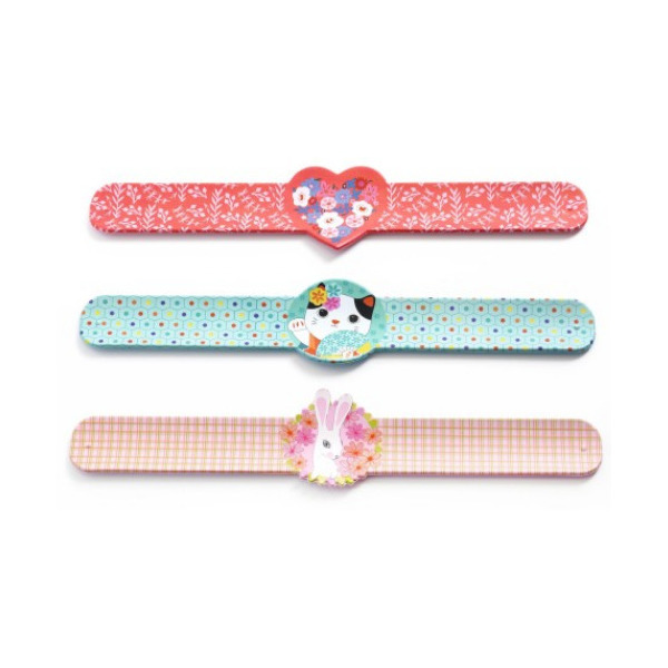 SWEET opaska bransoletka samozaciskowa 3 wzory Djeco 5+