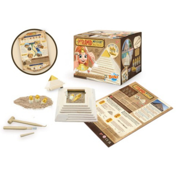 TAJEMNICA PIRAMIDY mały archeolog zestaw kreatywny BUKI 8+