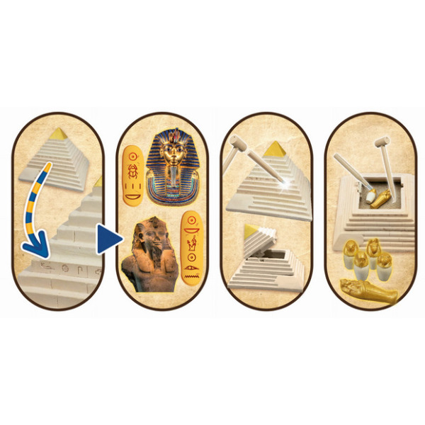 TAJEMNICA PIRAMIDY mały archeolog zestaw kreatywny BUKI 8+