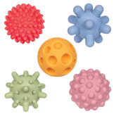 SENSORKI PASTELOWE piłeczki sensoryczne bez dziurki zestaw 5 szt. TULLO