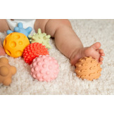 SENSORKI PASTELOWE piłeczki sensoryczne bez dziurki zestaw 5 szt. TULLO