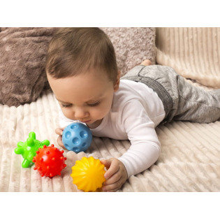 SENSORKI piłeczki sensoryczne bez dziurki zestaw 4 szt. TULLO