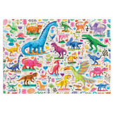 POTĘŻNE DINOZAURY tekturowe puzzle 100 el. Mudpuppy 5+