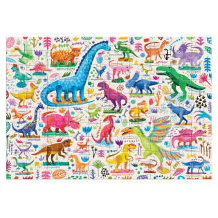 POTĘŻNE DINOZAURY tekturowe puzzle 100 el. Mudpuppy 5+