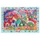 POTĘŻNE DINOZAURY tekturowe puzzle obserwacyjne 64 el. Mudpuppy 4+