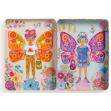 RADOSNE MOTYLE magnetyczne postacie układanka ubieranka 40 el. Mudpuppy 4+