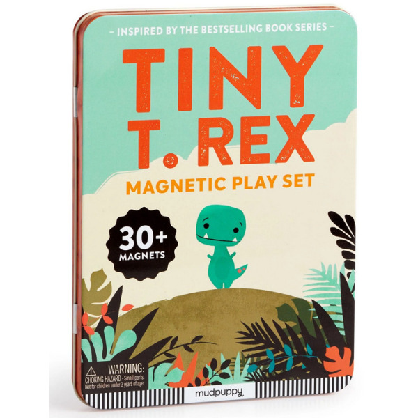 TINY T-REX magnetyczne konstrukcje Dinozaury 30 el. Mudpuppy 4+