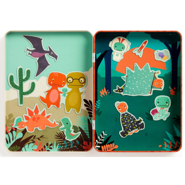 TINY T-REX magnetyczne konstrukcje Dinozaury 30 el. Mudpuppy 4+