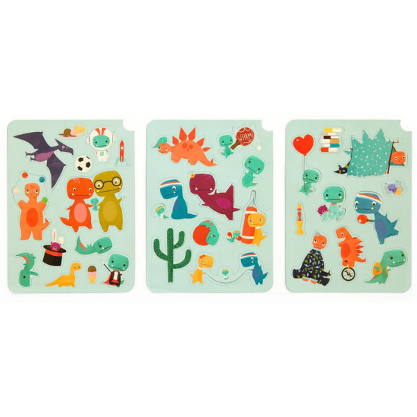 TINY T-REX magnetyczne konstrukcje Dinozaury 30 el. Mudpuppy 4+