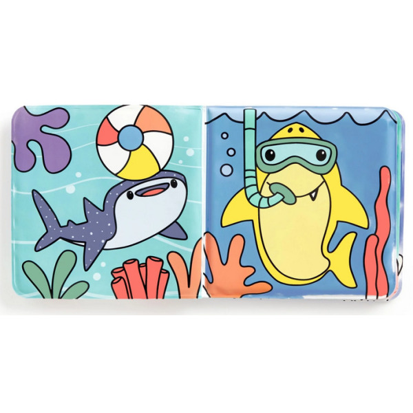 KĄPIEL REKINÓW magiczna książeczka do kąpieli Mudpuppy 0+