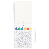 KOSMOS książeczka do malowania kolorowanka akwarelowa z pędzelkiem Mudpuppy 5+