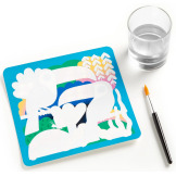 LAS DESZCZOWY kolorowanka wodna wielorazowa Magia kolorów Mudpuppy 2+