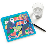 LAS DESZCZOWY kolorowanka wodna wielorazowa Magia kolorów Mudpuppy 2+