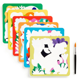 POTĘŻNE DINOZAURY kolorowanka wodna wielorazowa Magia kolorów Mudpuppy 2+