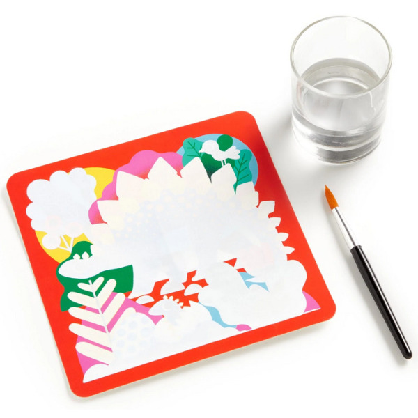 POTĘŻNE DINOZAURY kolorowanka wodna wielorazowa Magia kolorów Mudpuppy 2+