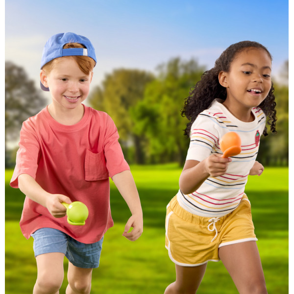 JAJKA NA ŁYŻKACH gra zręcznościowa Egg & Spoon Racers B.Toys 3+