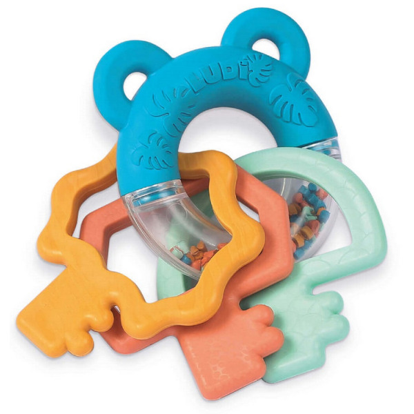 KLUCZE silikonowy gryzak sensoryczny LUDI 0+