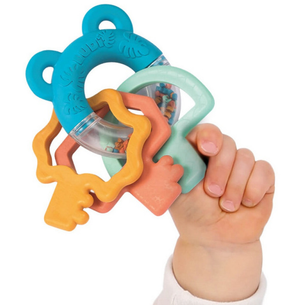 KLUCZE silikonowy gryzak sensoryczny LUDI 0+