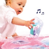 MATA WODNA dla niemowląt wersja maxi z bonusem - różowa LUDI 10m+