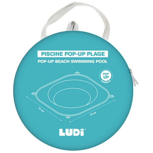 PRZENOŚNY BRODZIK PLAŻOWY pop-up basenik na plażę LUDI 10m+