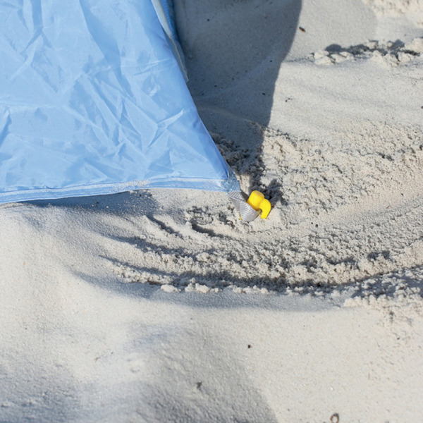 BRODZIK PLAŻOWY Z NAMIOTEM pop-up z ochroną UV50 LUDI 10m+