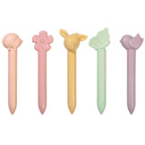 OZDOBNE KREDKI WOSKOWE zestaw 5 kolorów Fairy Garden Little Dutch 2+