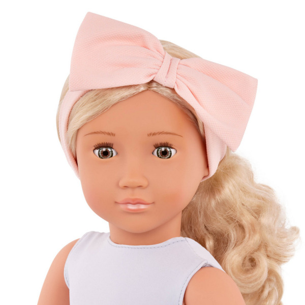 PRIMA duża lalka blondynka BALETNICA z akcesoriami 46 cm Our Generation 3+