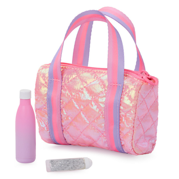 STRÓJ BALETNICY z akcesoriami dla lalki 46 cm deluxe z błyszczącą torebką Our Generation 3+