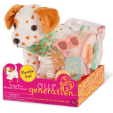 PIESEK na WAKACJACH z kuferkiem,bandaną i akcesoriami podróżnymi Our Generation 3+