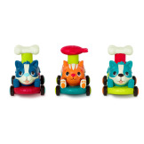 ZWIERZAK autko z napędem (push&go) szt. PawMobiles  B.Toys 18m+