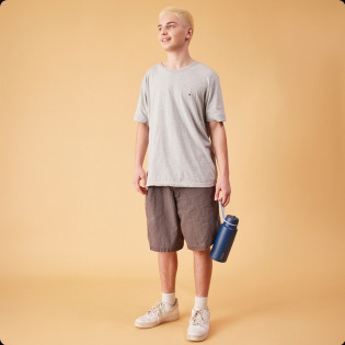 BUTELKA TERMICZNA ze składanym ustnikiem – termos ze stali nierdzewnej 1L Midnight b.box