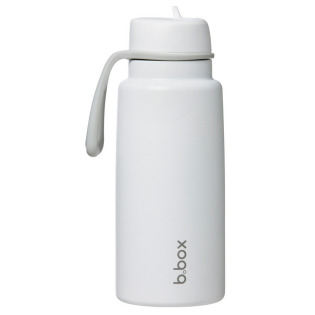 BUTELKA TERMICZNA ze składanym ustnikiem – termos ze stali nierdzewnej 1L White Out b.box