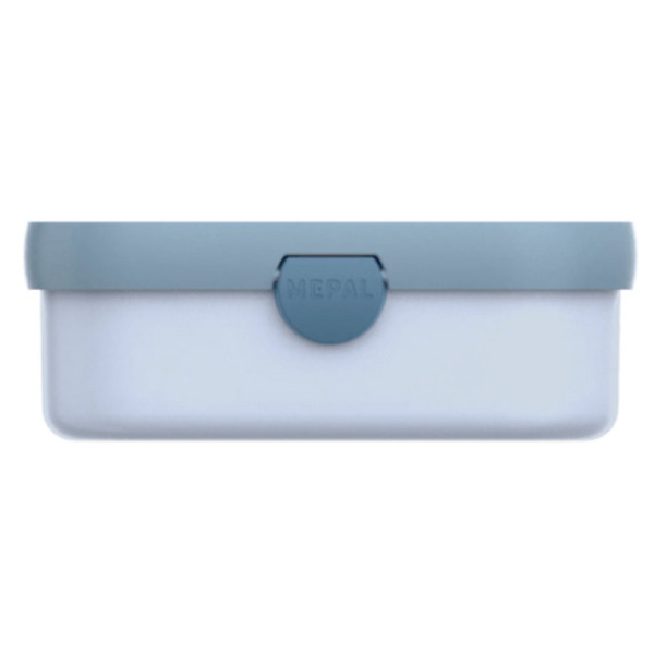 LISEK niebieska śniadaniówka z przegródką i widelcem lunchbox Forest Friends Mepal Little Dutch