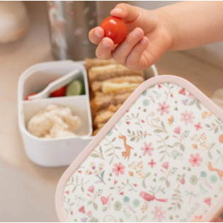 Śniadaniówka z przegródką i widelcem lunchbox Fairy Wonders Mepal Little Dutch