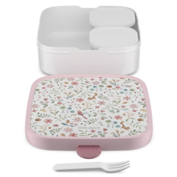 Śniadaniówka z pojemniczkami i widelcem lunchbox BENTO Fairy Wonders Mepal Little Dutch