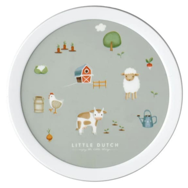 Zielony pojemnik na przekąski Little Farm Mepal Little Dutch